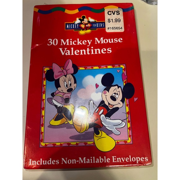 Vintage Minnie and Mickey Valentine cards - Picture 1 of 4
